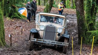 Vintage mud-plugging at Exmoor Trial