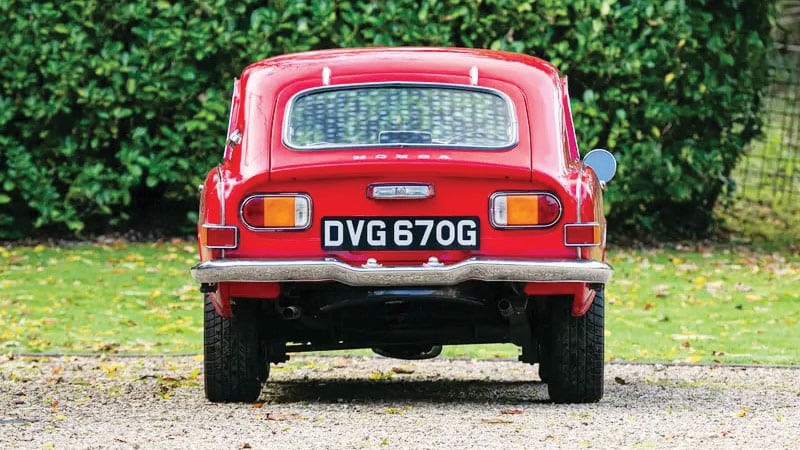 1969 HONDA S800 mk2 rear