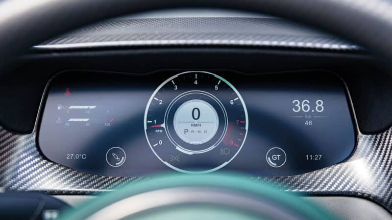 2021-Aston-Martin-V12-Speedster dashboard