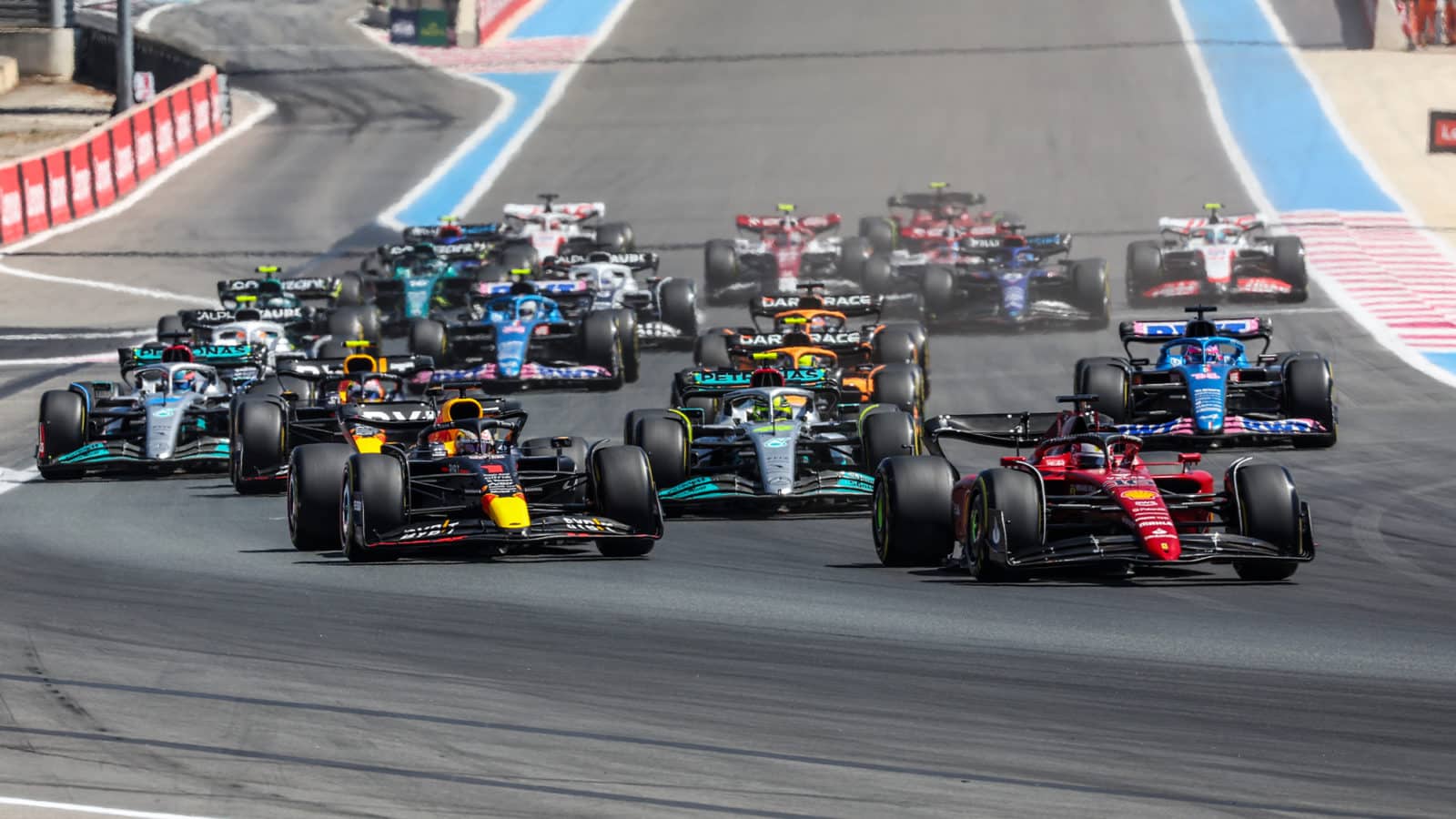 2022 French GP start