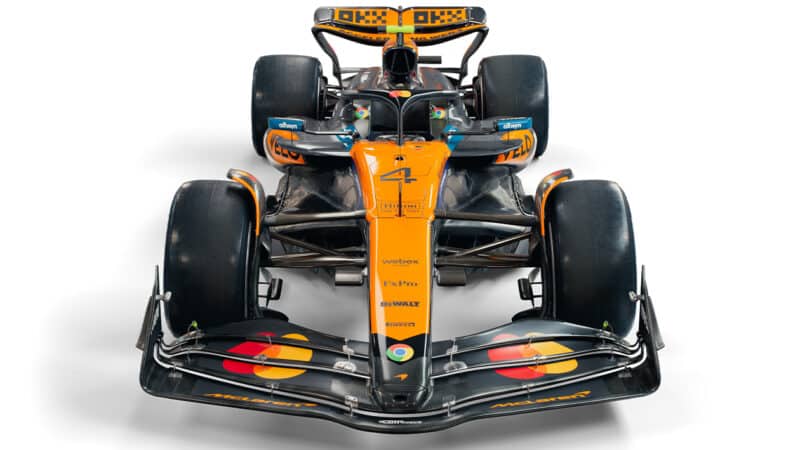 2025 McLaren MCL39 F1 car front