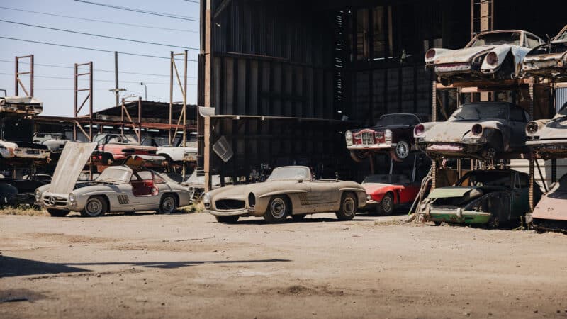 3 Klein Junkyard Mercedes Gullwing