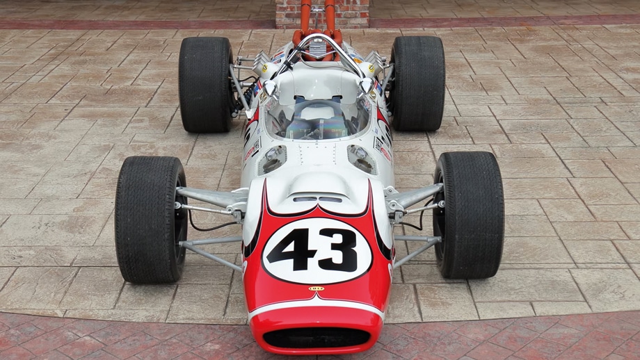 At the 1966 Indy 500, first time-starter Jackie Stewart was leading with 10 laps to go in this Lola – but it wasn’t to be...