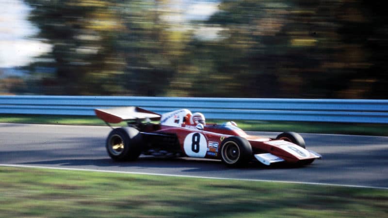 Clay Regazzoni in his Ferrari 312B2