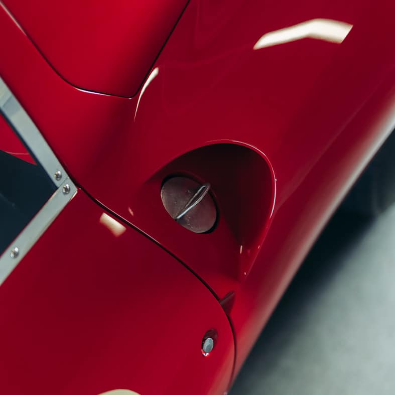 Ferrari Dino 206S fuel filler