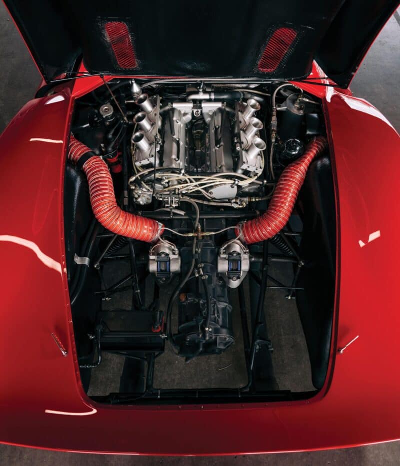 Ferrari Dino 206S Spider engine