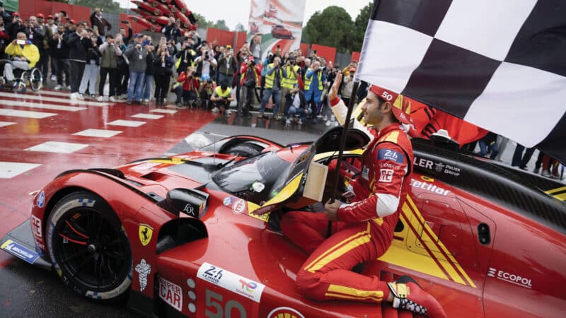 Ferrari Le Mans 2024 winners at Finali Mondiali, Imola