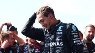 Russell’s gut feeling took Mercedes into unknown Belgian GP territory