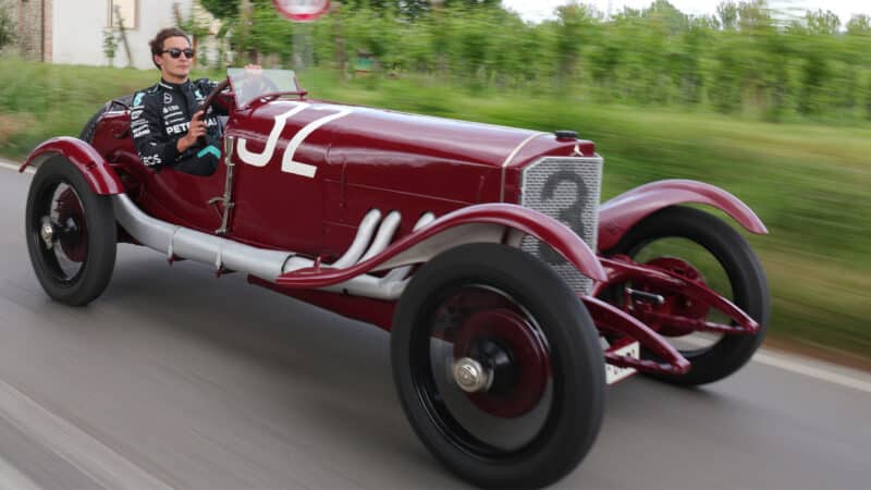 George Russell Mercedes 2 Litre Targa Florio