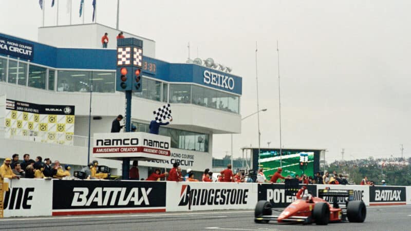 Gerhard Berger Ferrari Suzuka, 1987