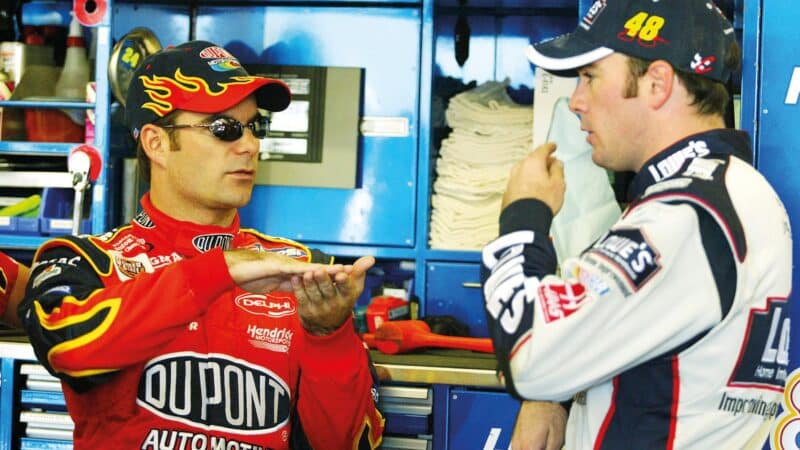 Jeff Gordon and JJ