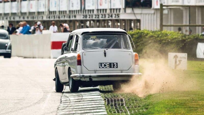 A40 high jinks at Goodwood