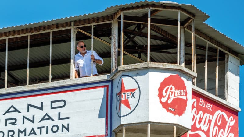 Grandstand at Reims Gueux circuit