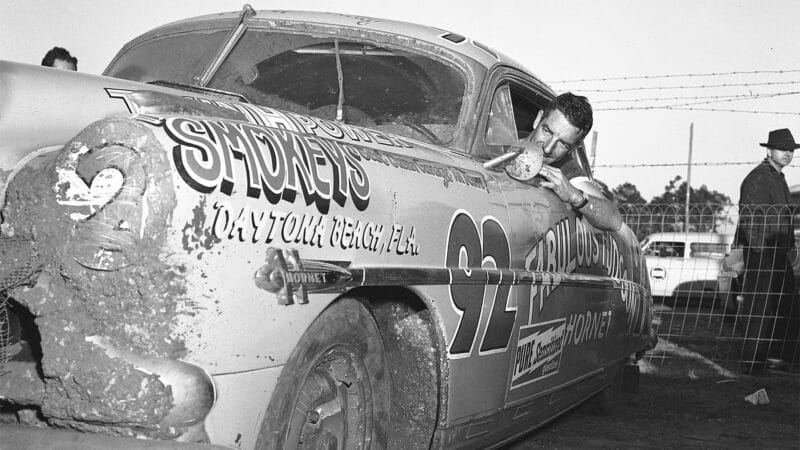 Herb Thomas Hudson Hornet NASCAR 1954