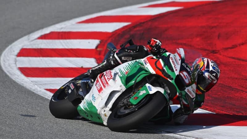 Johann Zarco on LCR Honda