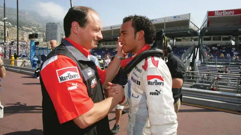 Lewis Hamilton and Vasseur GP2 2006