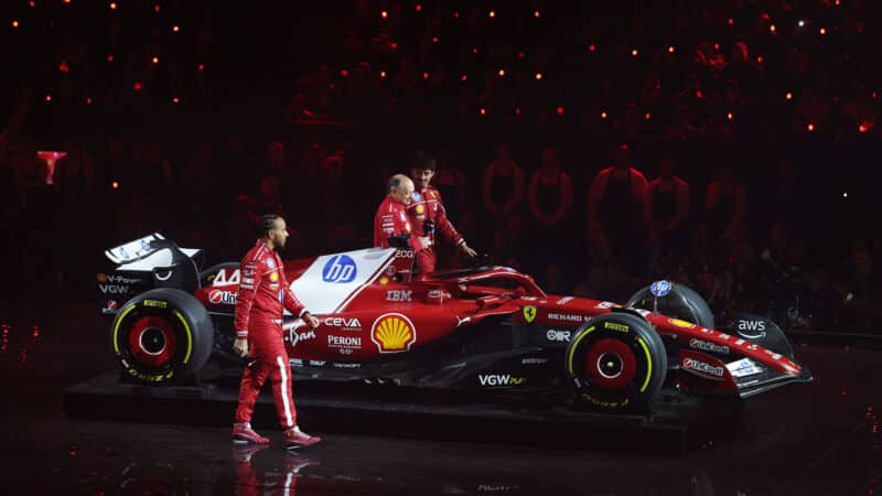 Lewis Hamilton Ferrari F1 75 Live