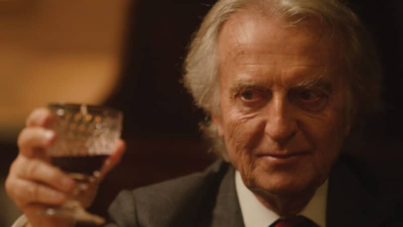 Luca Montezemolo salute the wine