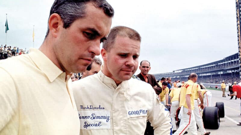 Mark Donohue with Roger Penske