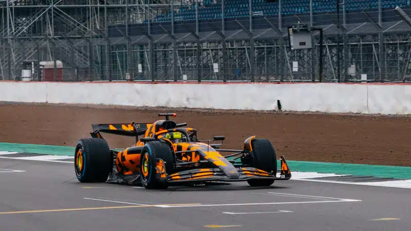 McLaren MCL39 at 2025 Silverstone shakedown