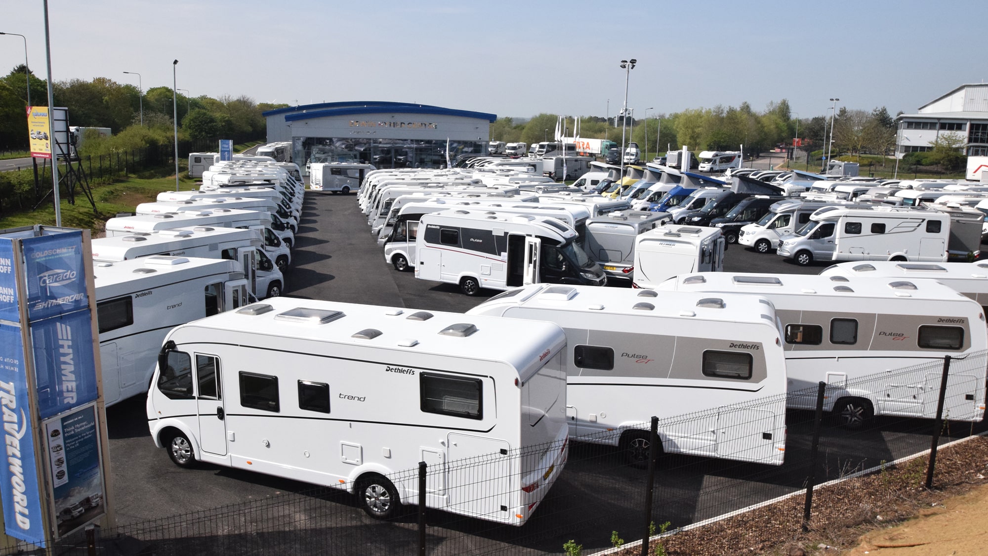 Motorhomes at Erwin Hymer Centre