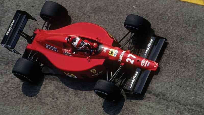 Nigel Mansell in Ferrari 1989