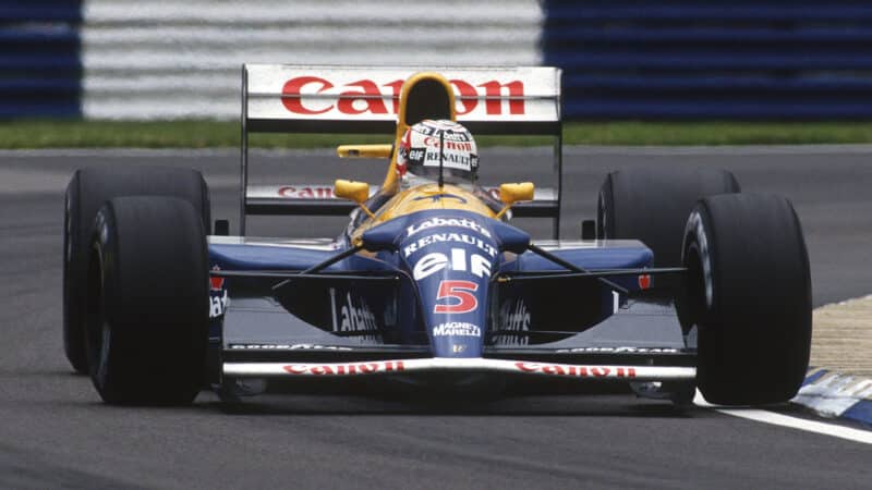 Nigel Mansell Williams 1992 British GP Silverstone