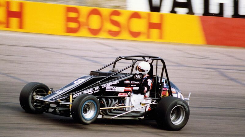 racing at Phoenix in the ’93 USAC Silver Crown