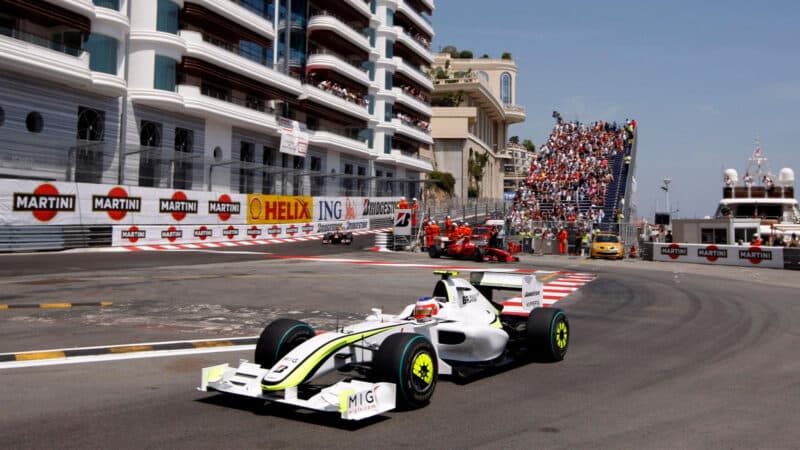 Rubens Barrichello 2009 Monaco GP Brawn 001:01 Miami Auction