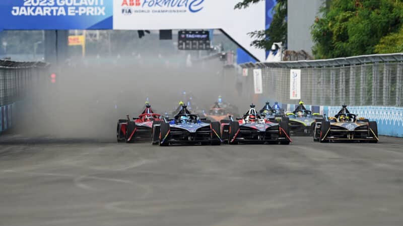 Start of 2023 Jakarta E Prix