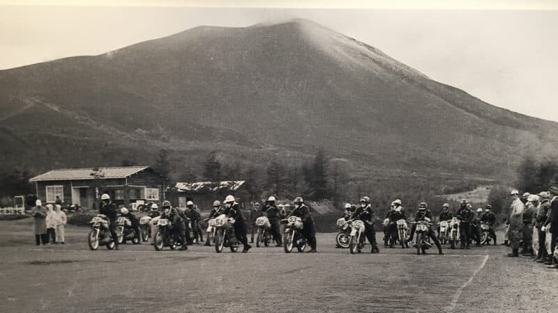 Start of the 1957 Asama Highlands race