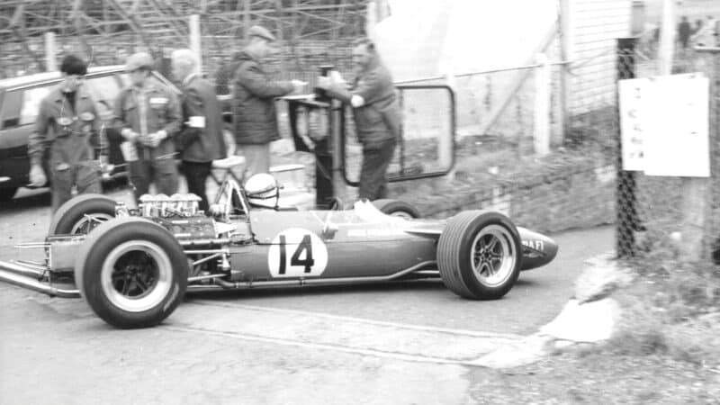 Jackie Stewart Pitting