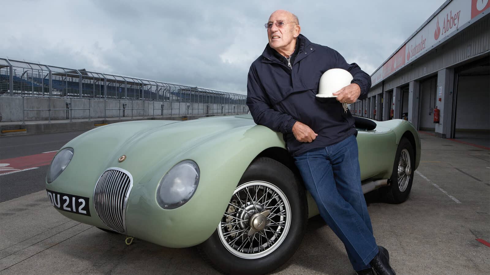 Stirling Moss Jaguar C-Type