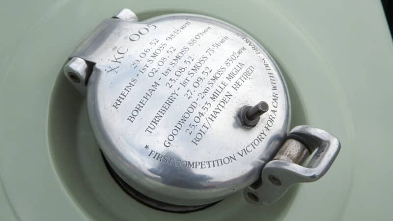 Stirling Moss Jaguar C-Type filler cap